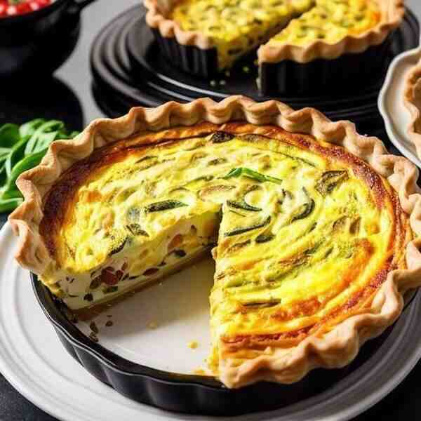 Киш с капустой и яйцами